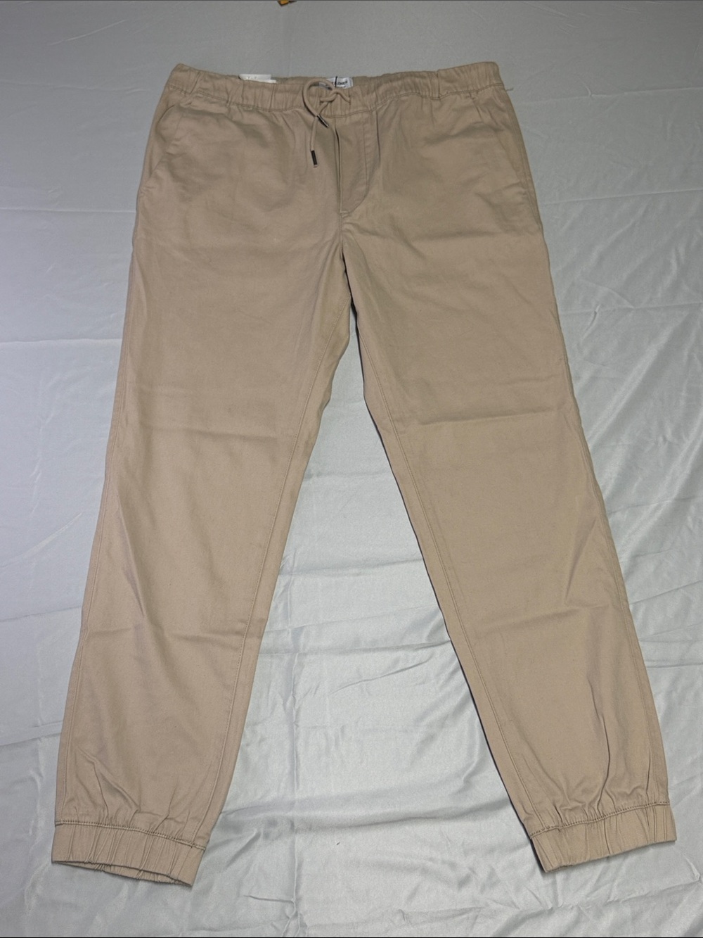 Men's Jack & Jones Casual Drawstring Jogger Pants - Tan XL